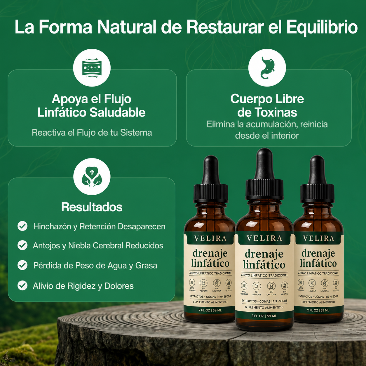 Drenaje Linfático Velira 100% Vegano