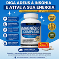 Complexo de Magnésio | 8 em 1 para sua saúde e energia diárias. OFERTA 2 X 1