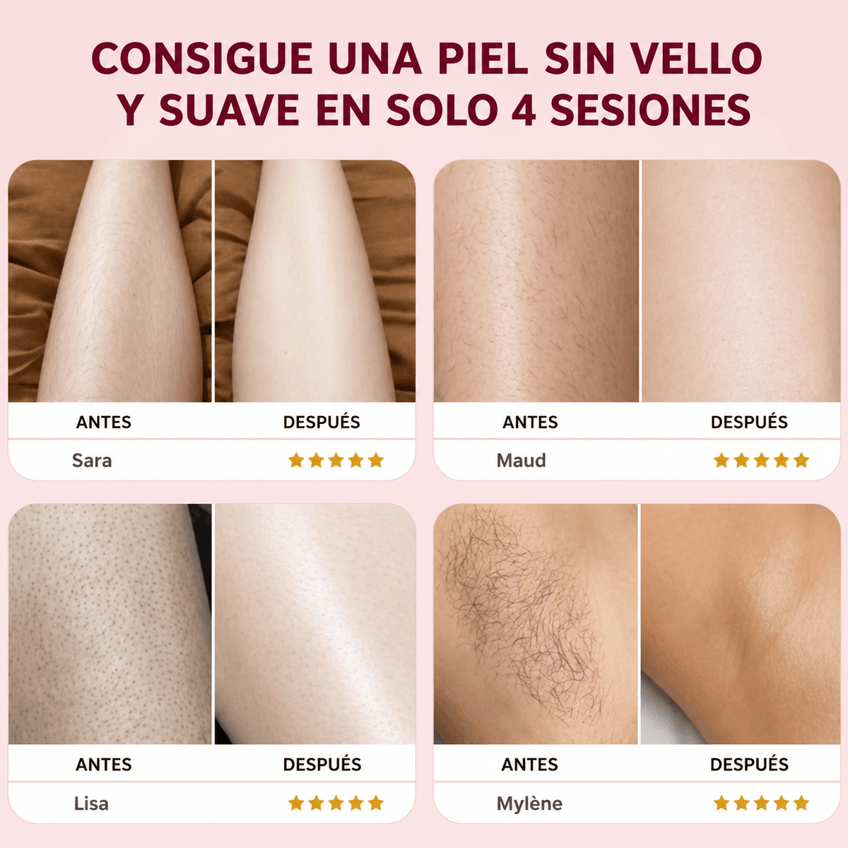 Depiladora íntima 2 en 1 - Suave y Precisa
