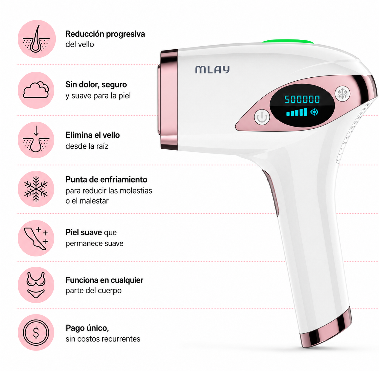LumiSkin IPL - Despídete del vello no deseado.