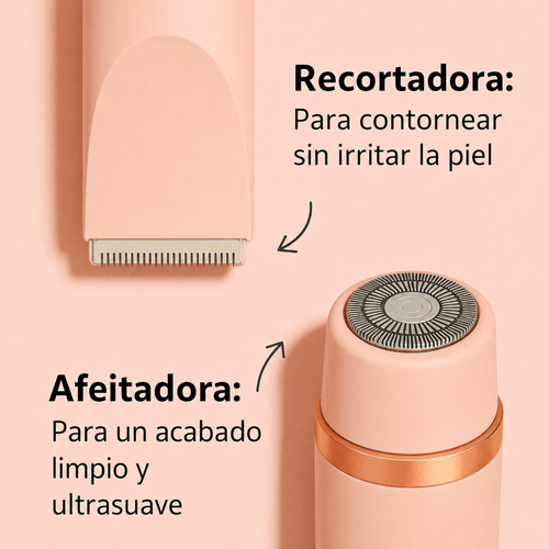 Depiladora íntima 2 en 1 - Suave y Precisa